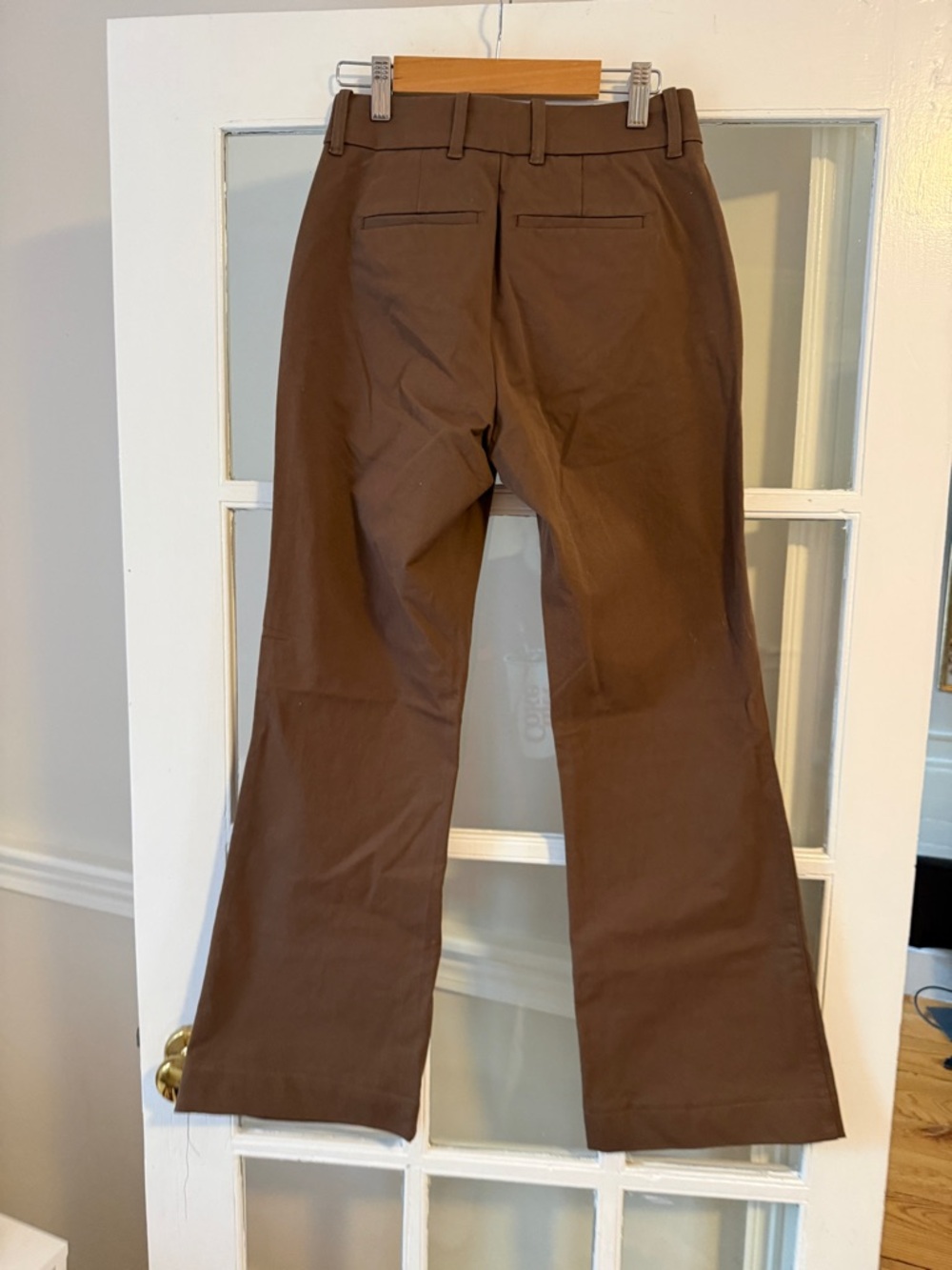 Everlane Flare Brown Trousers - Picture 6 of 8